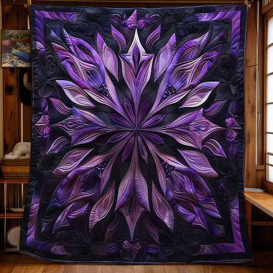 Purple Petals WN1508045CL Quilt