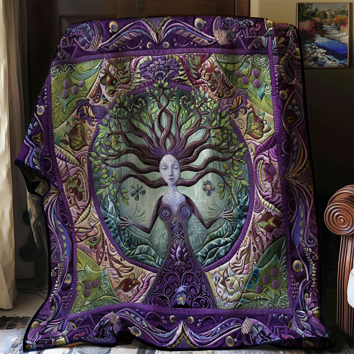 Purple Soul Tree WN2408147CL Quilt