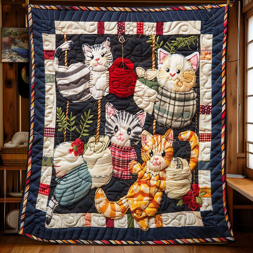 Purrfect Cat WN0908140CL Quilt