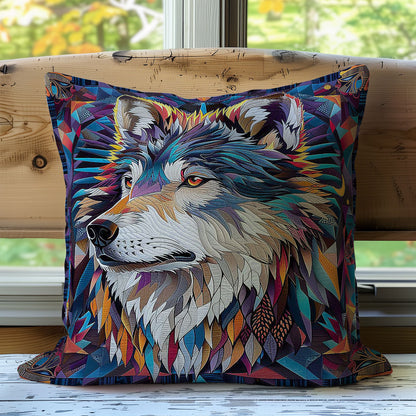 Wolf Native America WP2507004CL Quilt Pillow Case