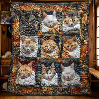 Quiet Moments Cats WN1508033CL Quilt