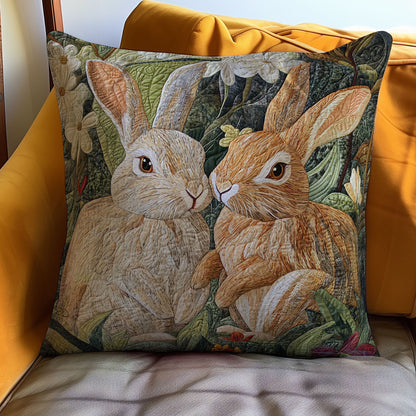 Rabbits Love WM0208159CL Quilt Pillow Case