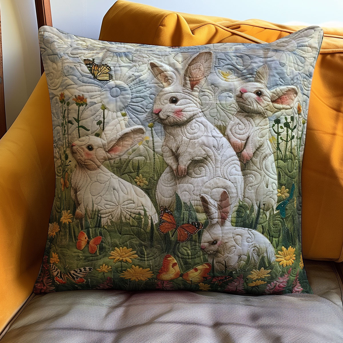 Rabbits Love WM0508125CL Quilt Pillow Case