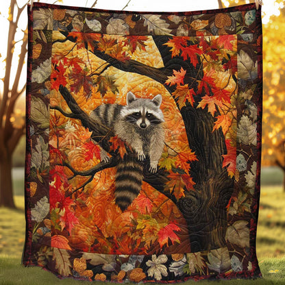 Raccoon Autumn Bliss WN0808060CL Quilt