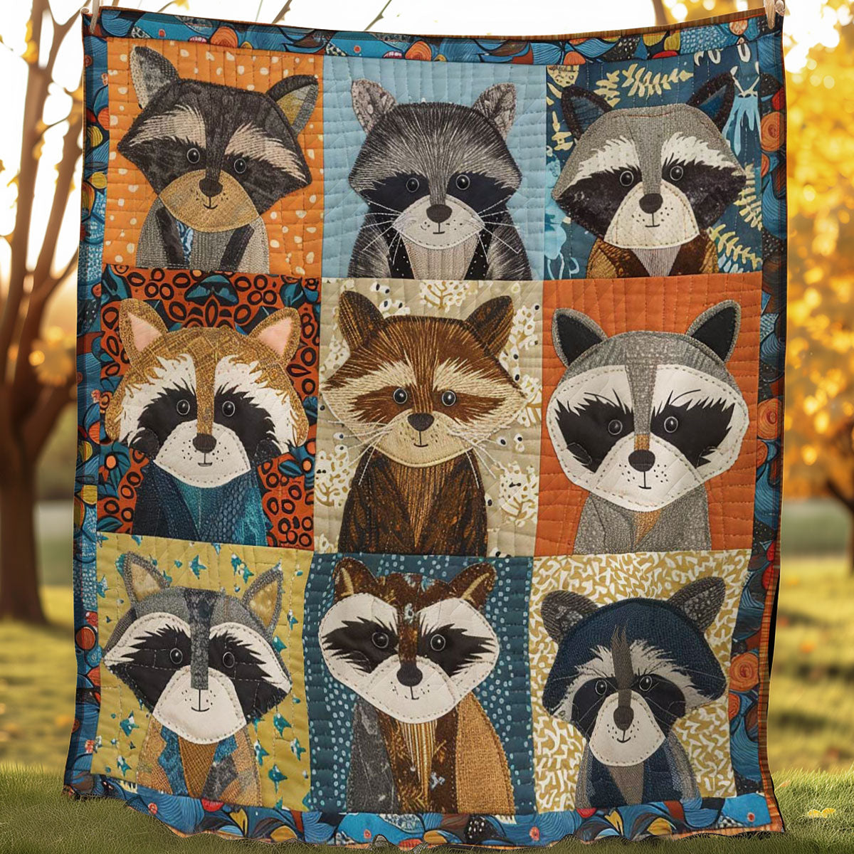 Raccoon Blissful Wrap WN0808111CL Quilt