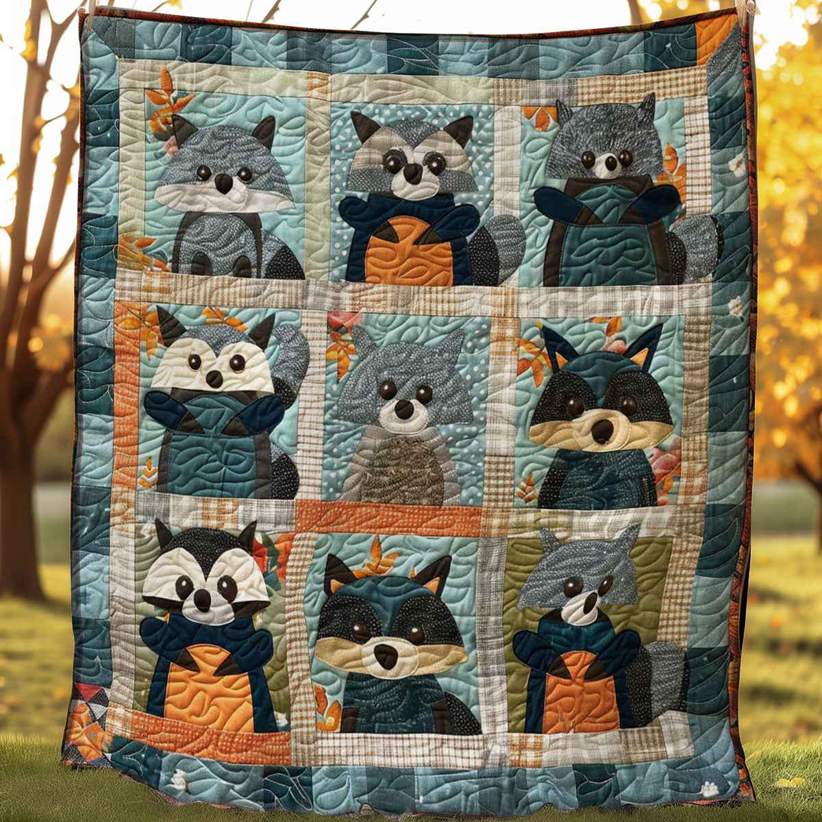 Raccoon Cuddle Comfort WN0808109CL Quilt