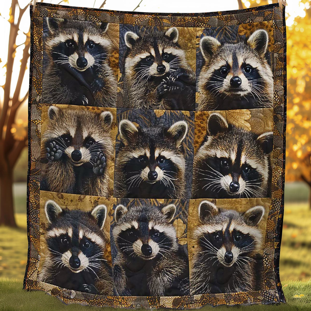 Raccoon Dreams WN0808048CL Quilt