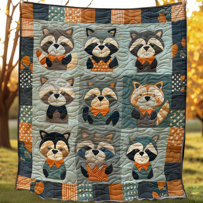 Raccoon Funny WN0808058CL Quilt