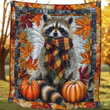 Raccoon Harvest Hug WN0808078CL Quilt