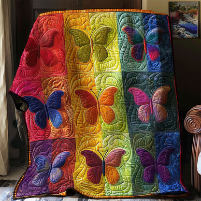 Rainbow Butterfly Dreams WN2408001CL Quilt