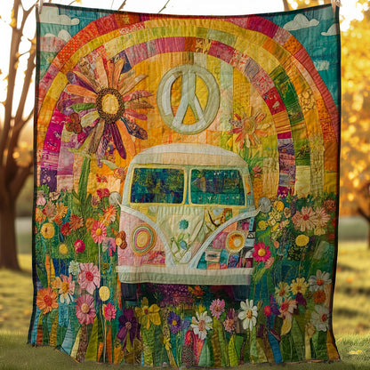 Rainbow Camper Van WM0308018CL Quilt