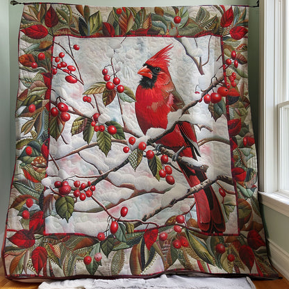 Red Cardinal WM1608033CL Quilt