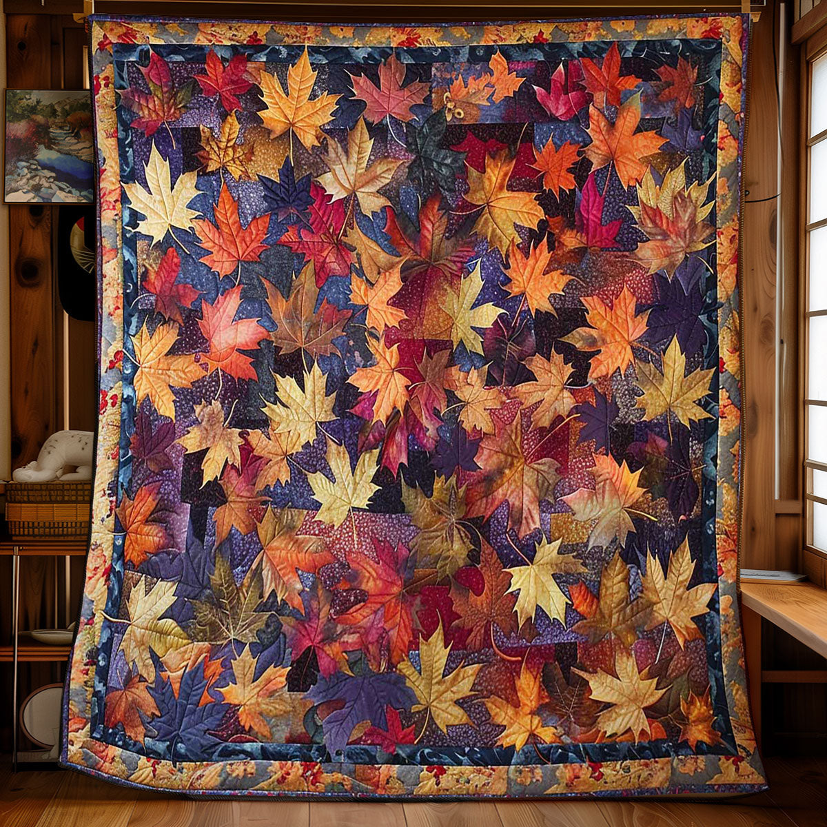 Red Maple Glow WN1908029CL Quilt