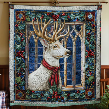 Red Scarf Deer Tales WN0909068CL Quilt