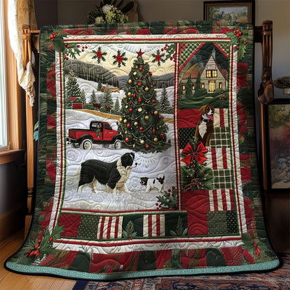 Red Truck Bernese Mountain Joy WN3008007CL Quilt