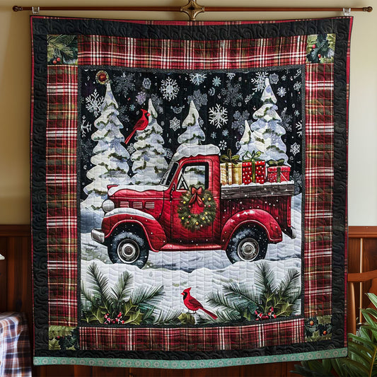 Red Truck Christmas Delight WN1109005CL Quilt