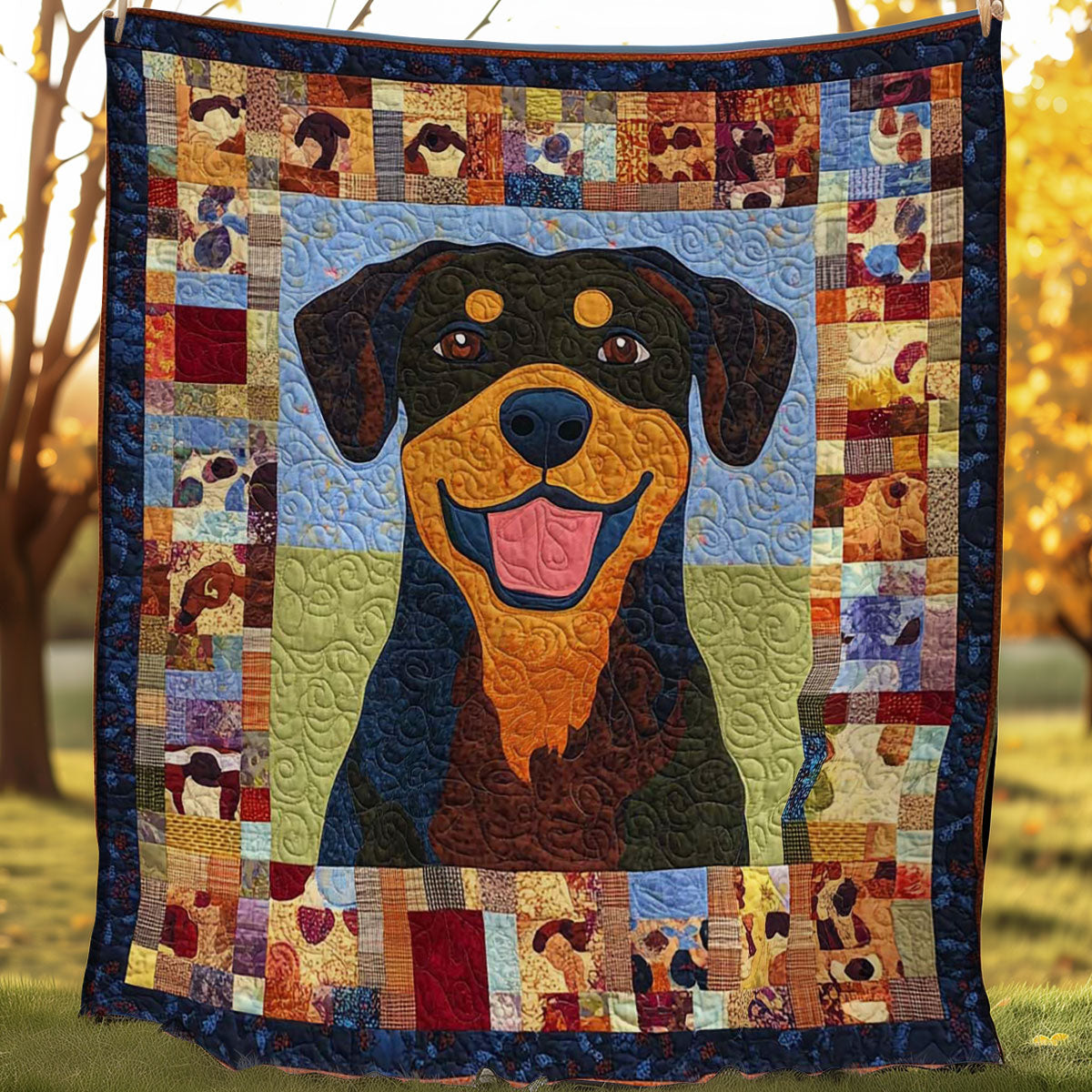 Rottweiler Haven WN0608044CL Quilt