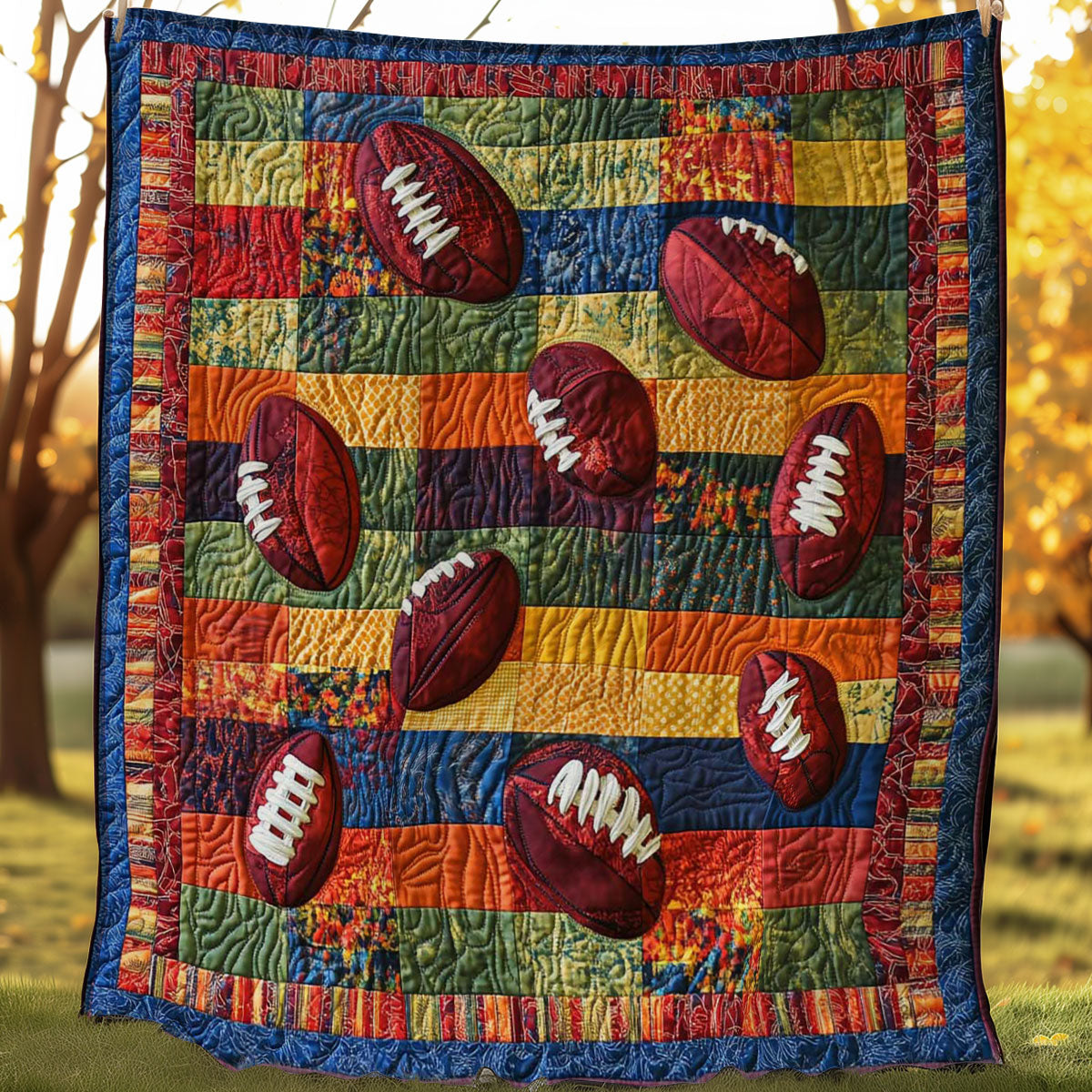 Rugby Football Dreams WN0708080CL Quilt