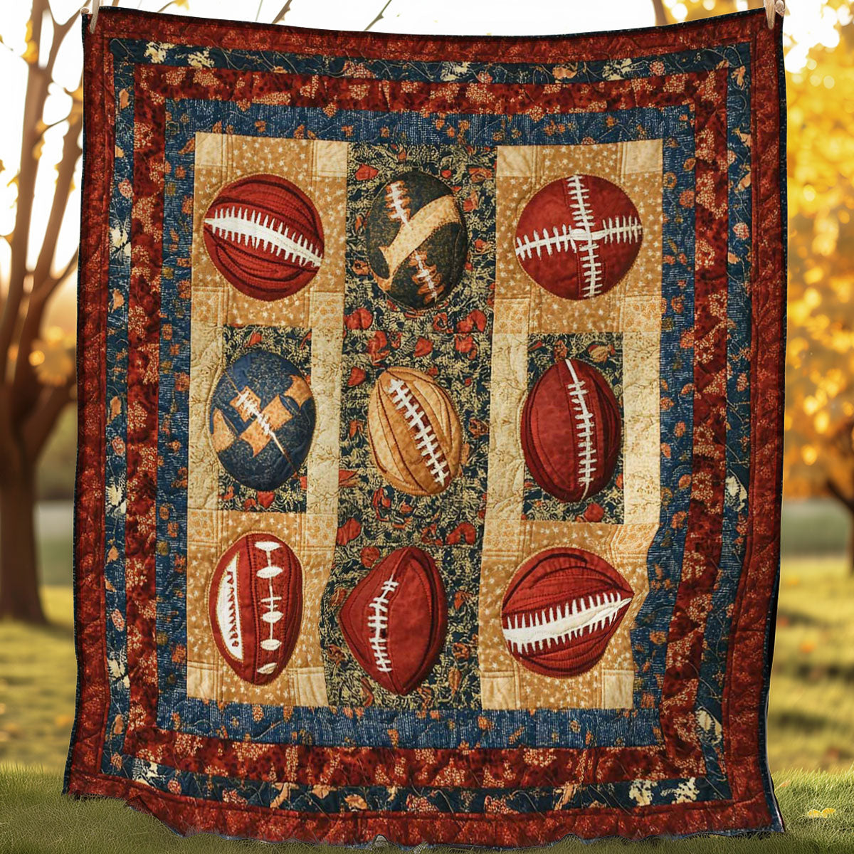 Rugby Football Pride WN0708081CL Quilt