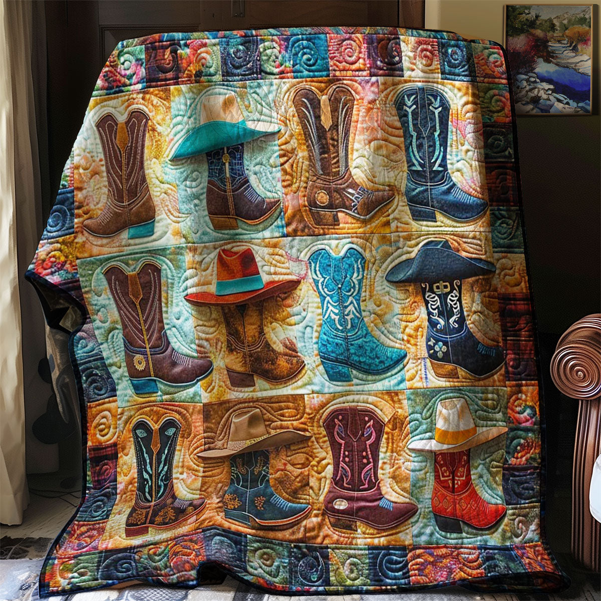 Rustic Boots WN2108058CL Quilt