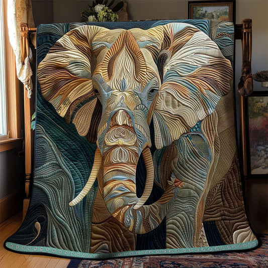 Rustic Elephant WN2908014CL Quilt