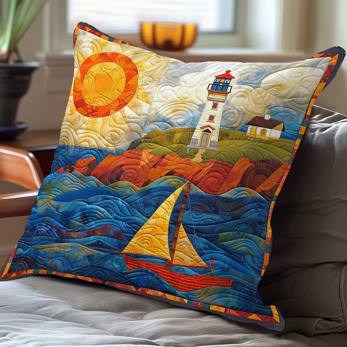 Sailboat Snug WN2907089CL Pillow Case