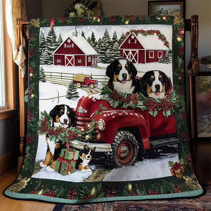 Santa's Bernese Truck WN3008025CL Quilt