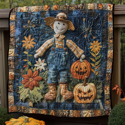 Scarecrow Pumpkin Patch WN190837CL Quilt