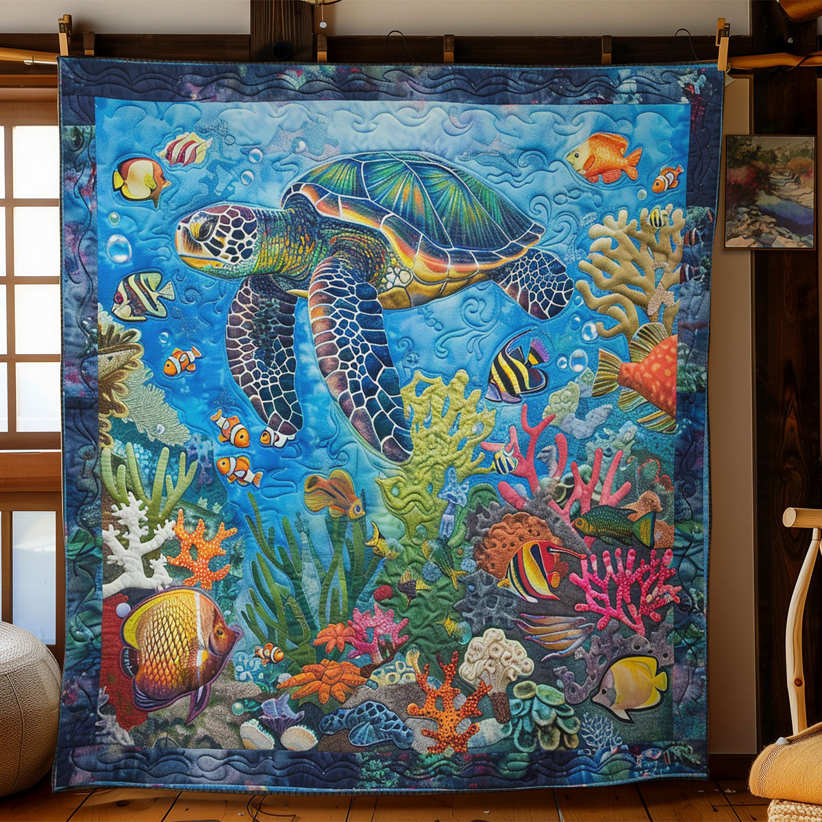 Sea Turtle SR2008023CL Quilt