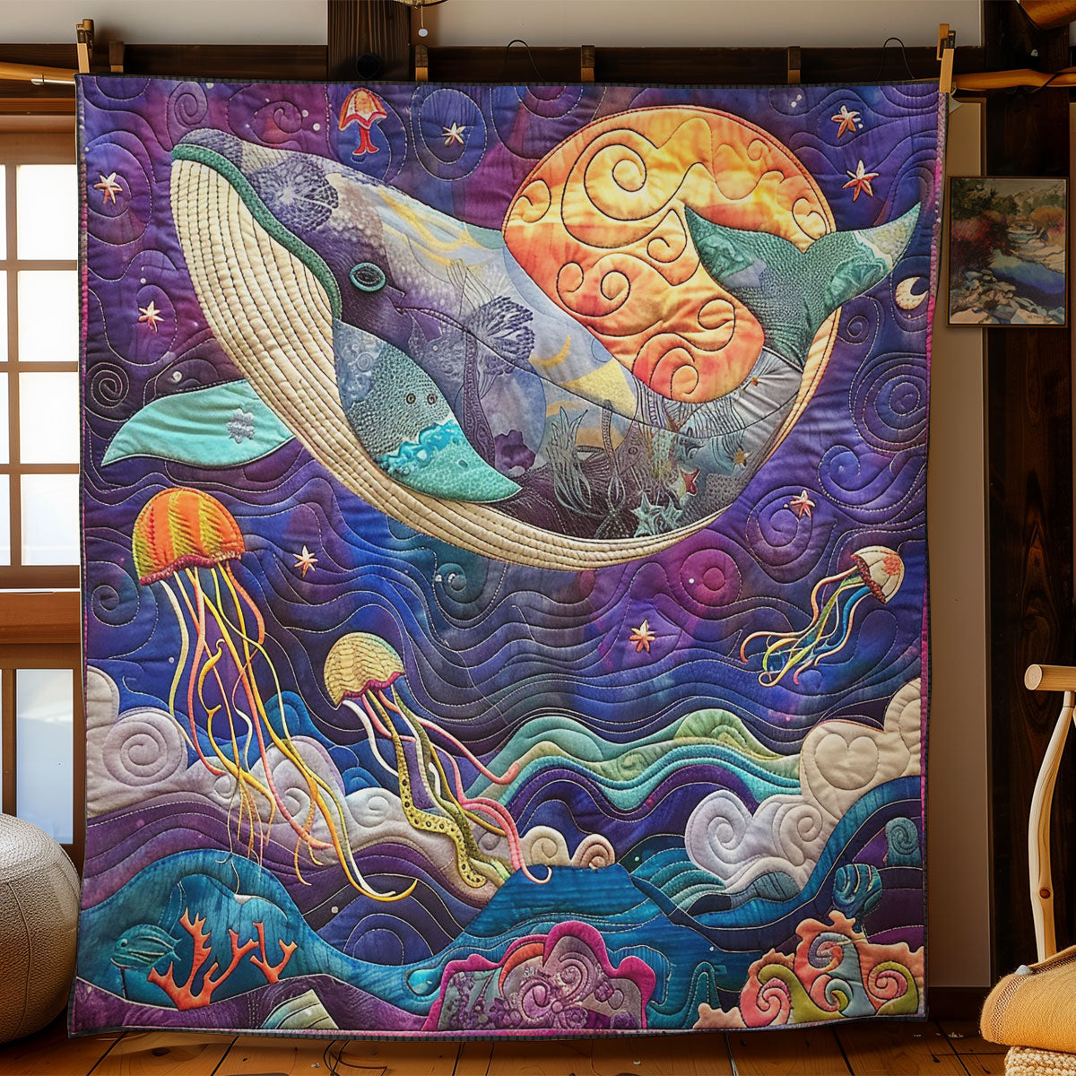 Sea Whale SR2108002CL Quilt