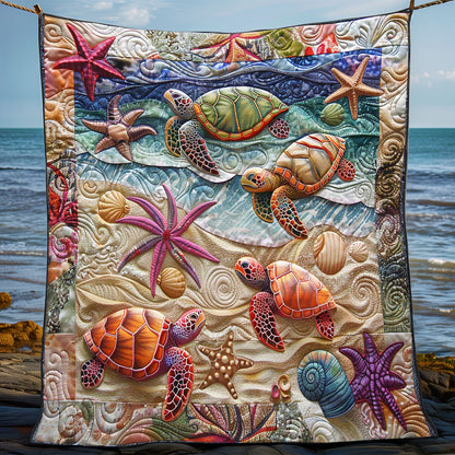 Seaside Turtle Sanctuary WN1408104CL Quilt