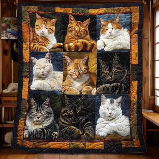 Serene Slumbers Cats WN1508042CL Quilt