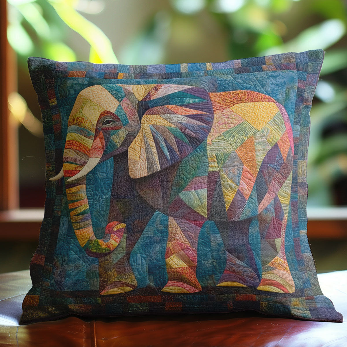 Shape Of Elephants Color WM0608134CL Quilt Pillow Case