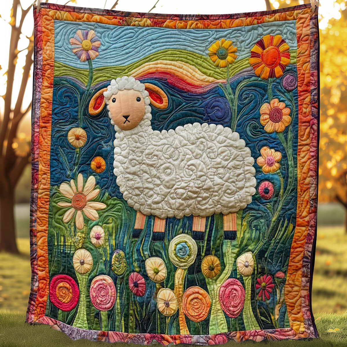 Sheep Cute WN0708039CL Quilt