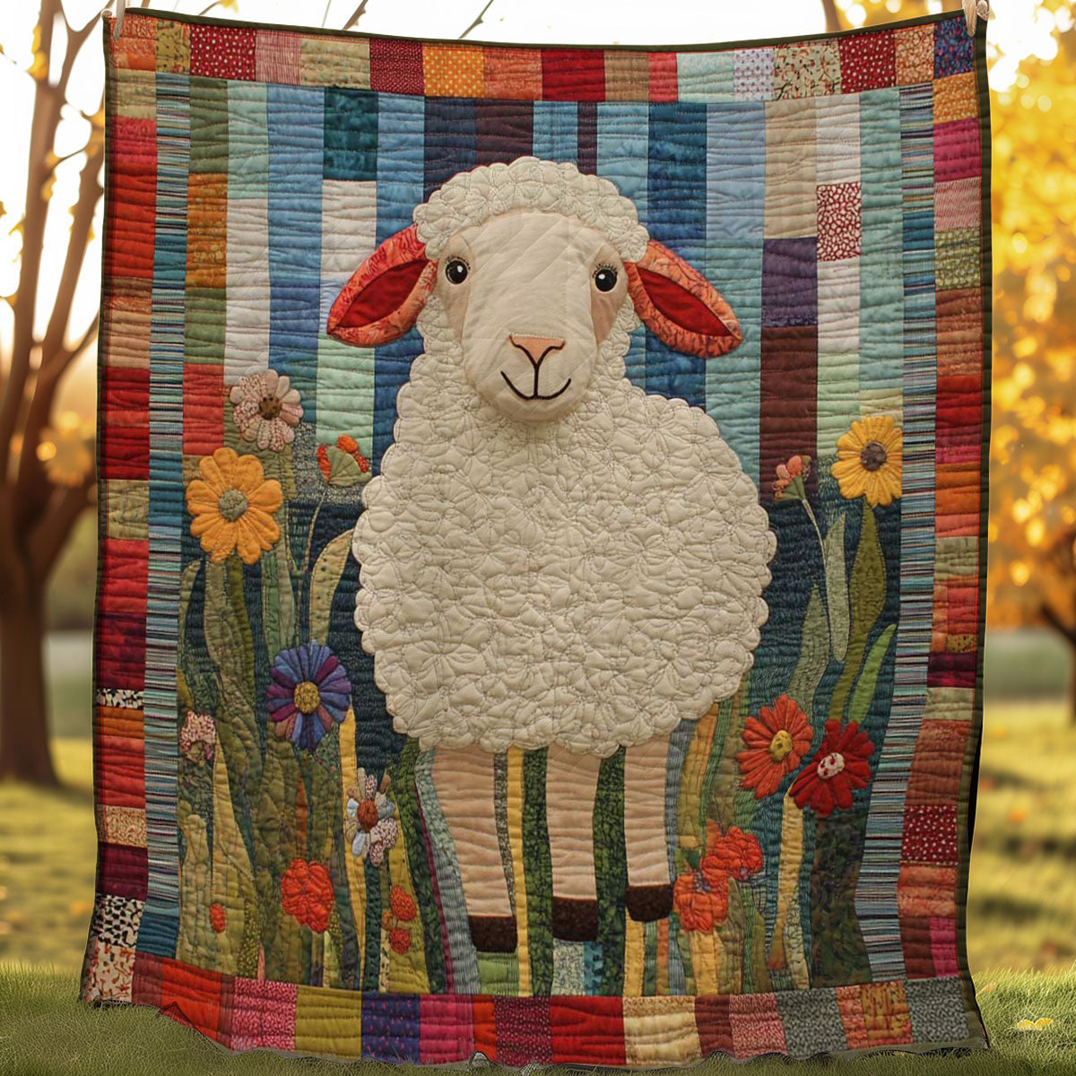 Sheep Funny WN0708042CL Quilt