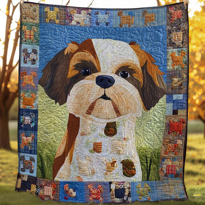 Shih Tzu Bliss WN0608048CL Quilt