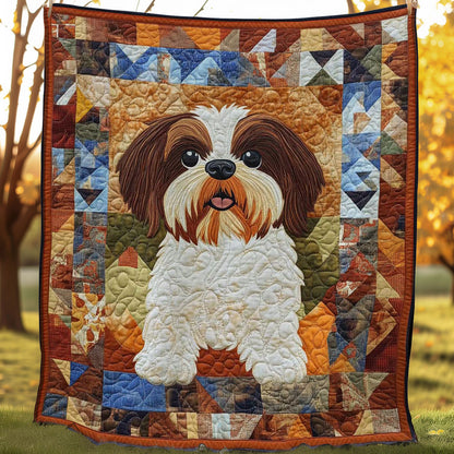 Shih Tzu cute WN0608045CL Quilt