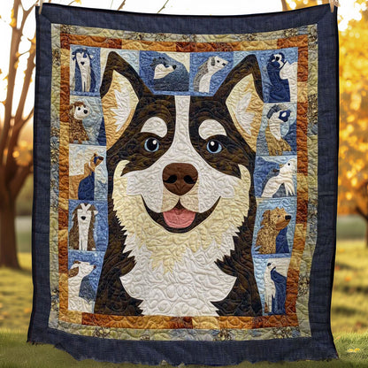 Siberian Husky Bliss WN0608052CL Quilt