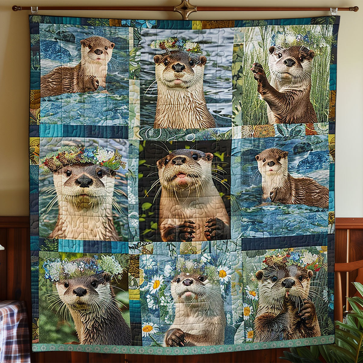 Silly Otter WN0909056CL Quilt
