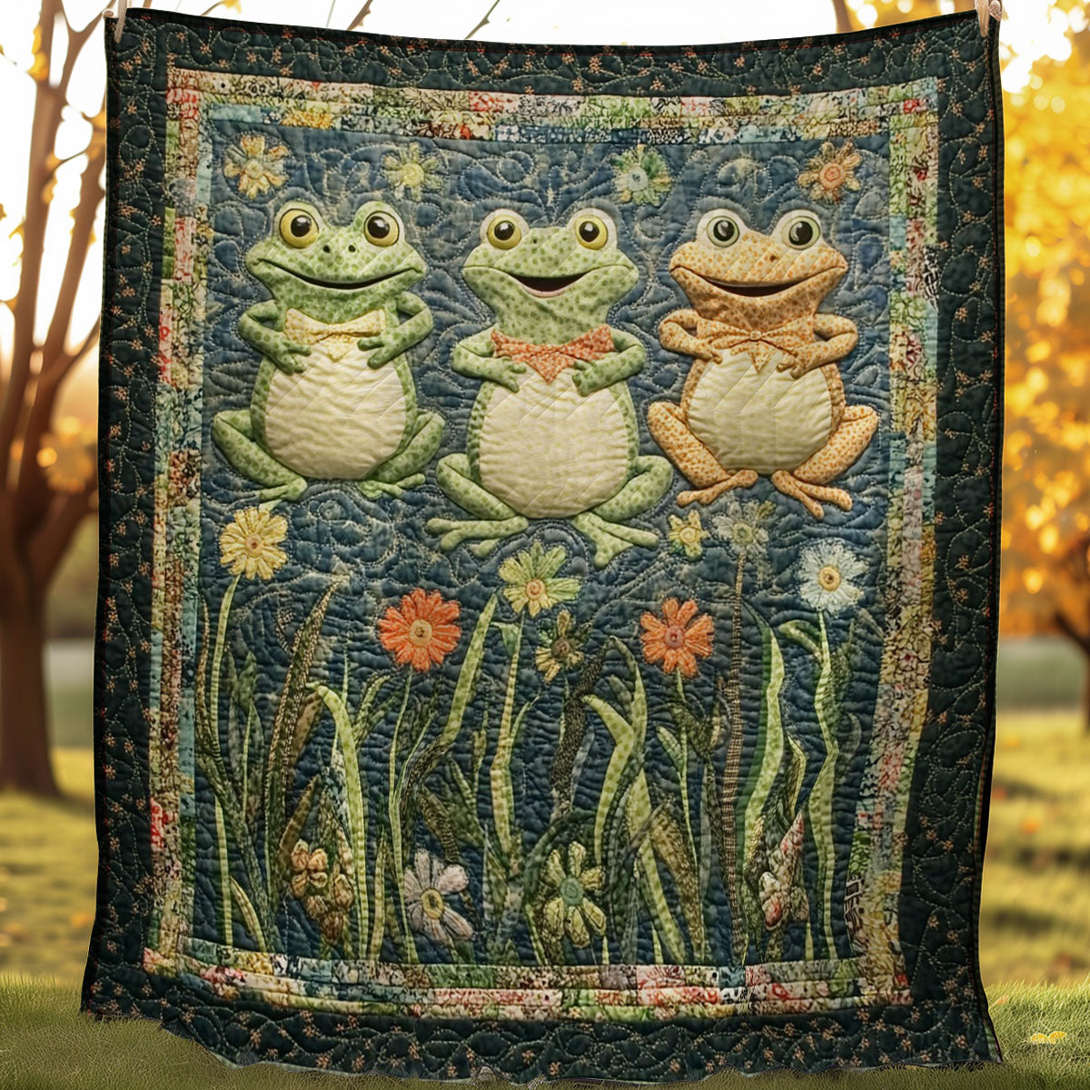 Singing Frogs WM0208039CL Quilt