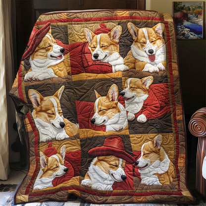 Sleeping Corgi SR2208032CL Quilt