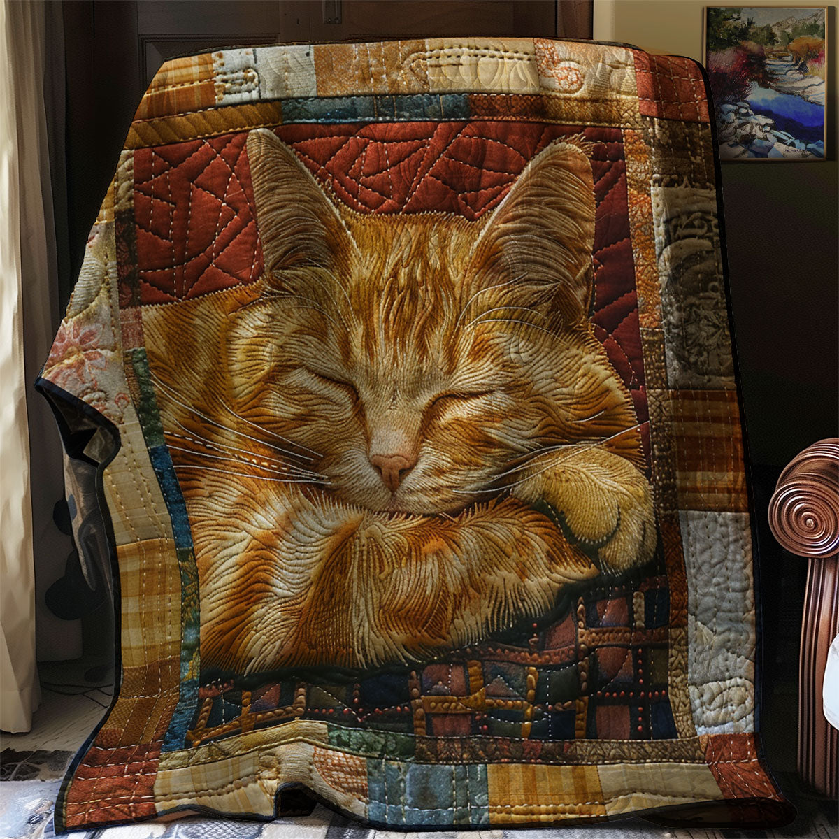 Sleepy Cat WN2208003CL Quilt