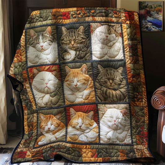 Sleepy Head Cats WN2108030CL Quilt