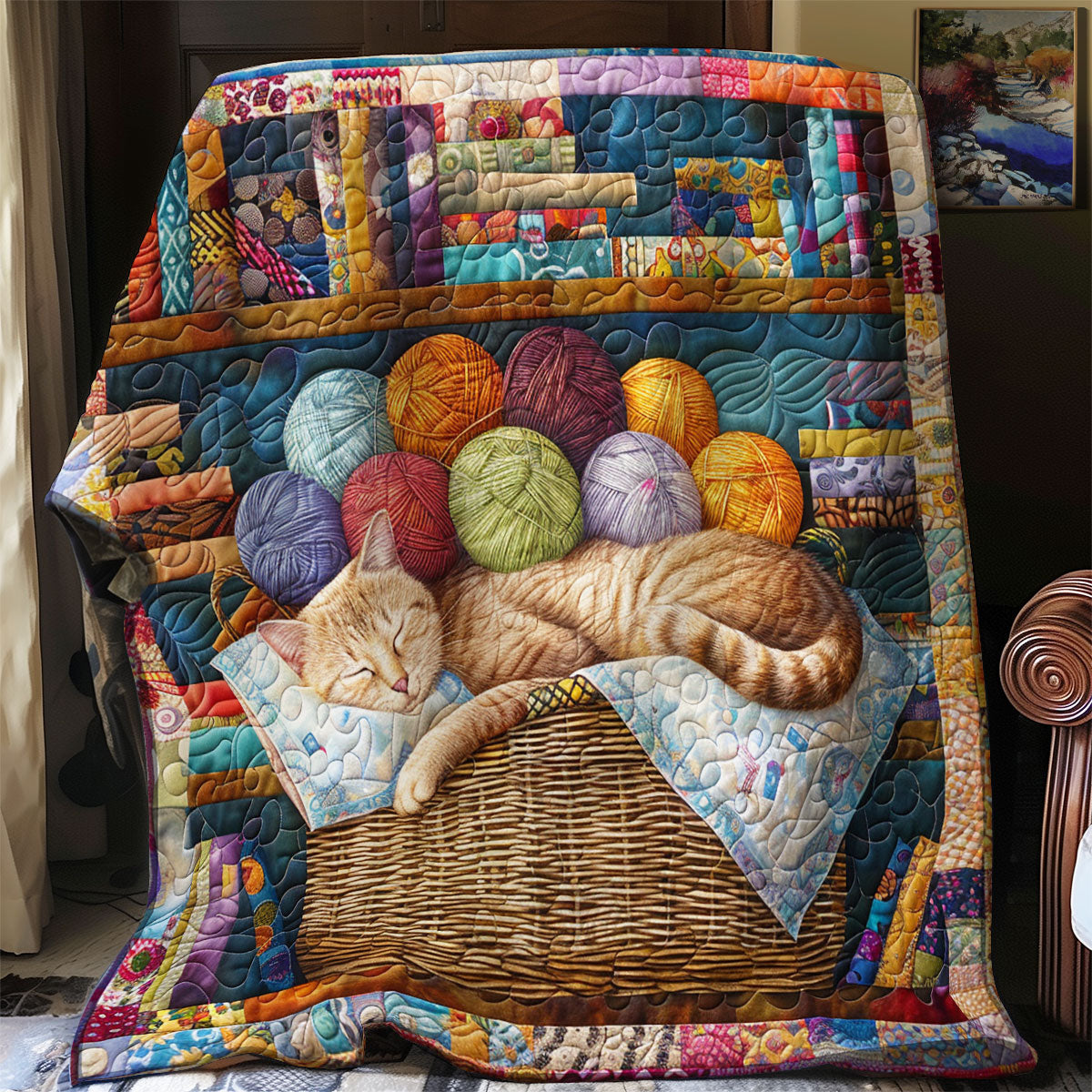 Sleepy Whiskers SR2608002CL Quilt