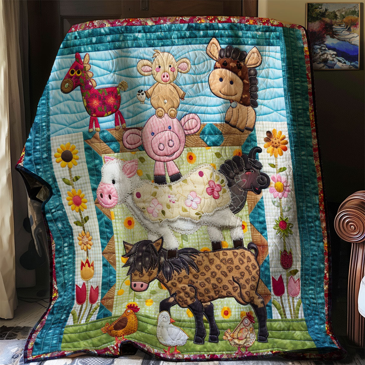 Smiling Harvest WN2208119CL Quilt