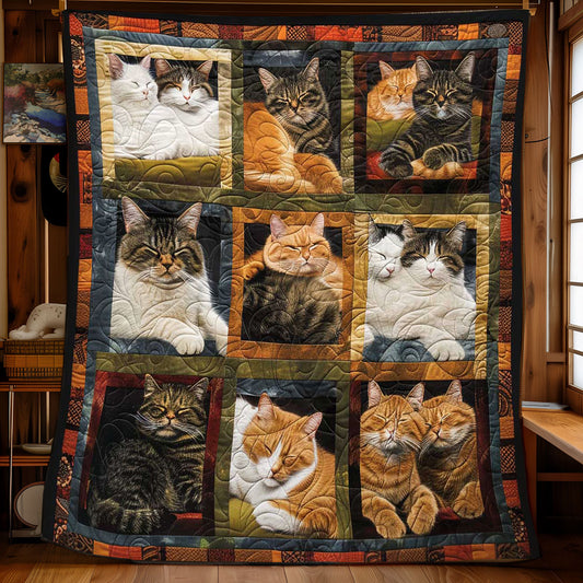 Snoozy Cats WN1508039CL Quilt