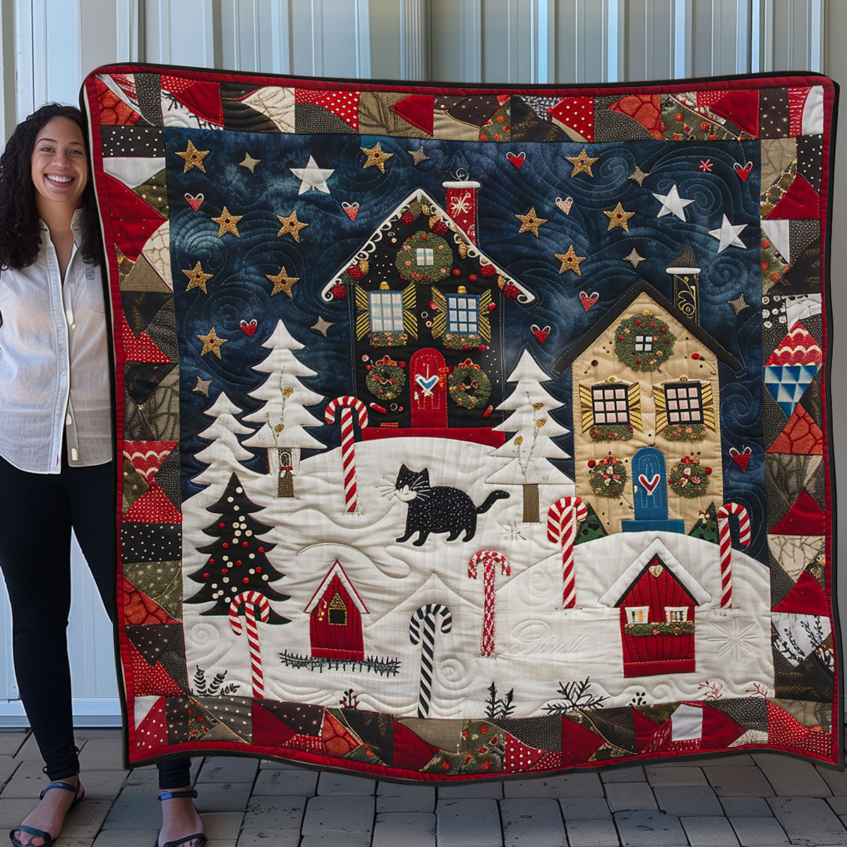 Snow Kitty SR1308006CL Quilt