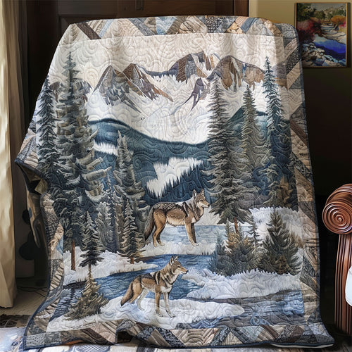 Snow Wolves Forest SR2208012CL Quilt