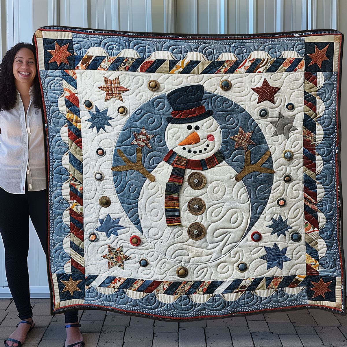 Snowman SR1408020CL Quilt