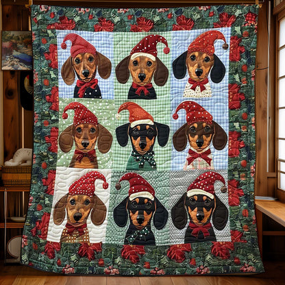 Snowy Dachshund WN1508072CL Quilt